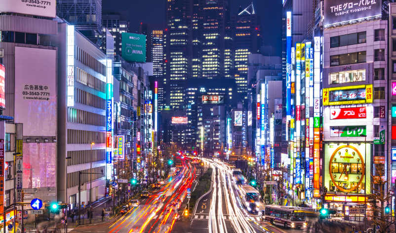 东京街头场景